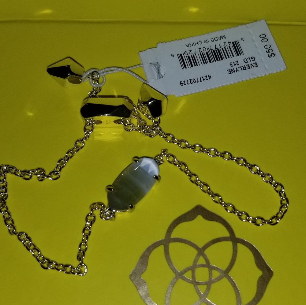 Everlyne Gold Chain Bracelet- Slate Cats Eye